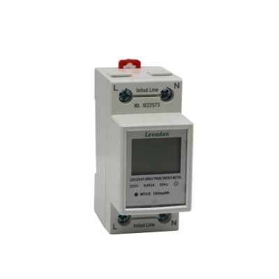 Lovadon Ac Single Phase 220v Lcd Digital Electric Energy Meter